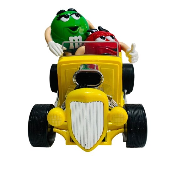 M&M Hot Rod Car Candy Dispenser Collectible Toy Retro Kids Bedroom Decor Vintage - Picture 5 of 16